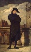 William Morris Hunt Portrait of Hamlet, oil painting reproduction